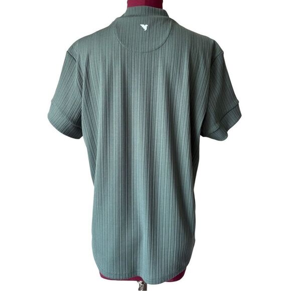 Makade Golf T-shirt size XL Green Mock Neck - Picture 2 of 10